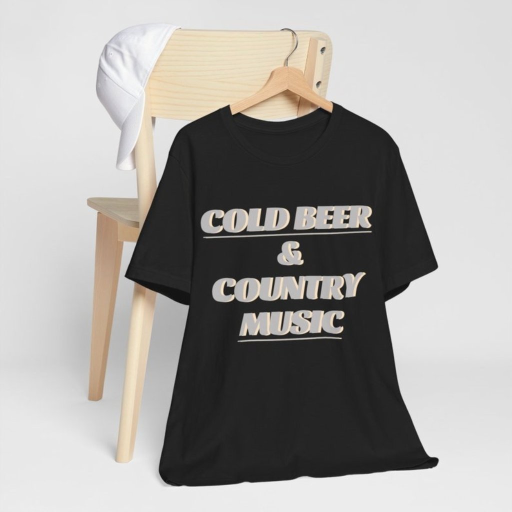 Cold Beer  Country Music Concert Tee Beer Shirt Country Music Shirt
